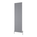 Reina Albano Vertical Aluminium Radiator - 1800x510mm - Silver A-ABN18050S