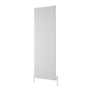 Reina Albano Vertical Aluminium Radiator - 1800x590mm - White A-ABN18058W