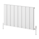 Reina Caldaro Horizontal Aluminium Radiator - 600x995mm - White A-CDR060099W