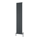 Reina Caldaro Vertical Aluminium Radiator - 1800x370mm - Anthracite A-CDR180037A