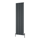 Reina Caldaro Vertical Aluminium Radiator - 1800x495mm - Anthracite A-CDR180049A