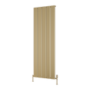 Reina Caldaro Vertical Aluminium Radiator - 1800x620mm - Brass A-CDR180062B