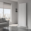 Reina Caldaro Vertical Aluminium Radiator - 1800mm x 620mm - White