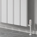 Reina Caldaro Vertical Aluminium Radiator - 1800mm x 620mm - White