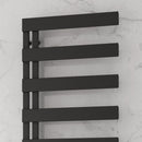 Reina Carpena Designer Heated Towel Rail - 1190x500mm - Black A-CPN1195SK