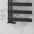 Reina Carpena Designer Heated Towel Rail - 1190x500mm - Black A-CPN1195SK