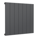 Reina Casina Flat Panel Horizontal Designer Radiator - 600x660mm - Anthracite A-CSC6066SA