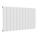 Reina Casina Flat Panel Horizontal Designer Radiator - 600x1040mm - White A-CSC6104SW