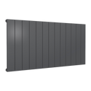 Reina Casina Flat Panel Horizontal Designer Radiator - 600x1230mm - Anthracite A-CSC6123SA