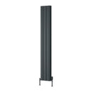 Reina Casina Double Panel Vertical Designer Radiator - 1800x280mm - Anthracite A-CSL180028AD