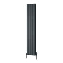 Reina Casina Double Panel Vertical Designer Radiator - 1800x375mm - Anthracite A-CSL180037AD