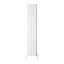Reina Casina Double Panel Vertical Designer Radiator - 1800x375mm - White A-CSL180037WD