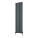 Reina Gio Double Panel Vertical Designer Radiator - 1800x470mm - Anthracite A-GI518AD