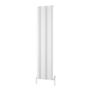 Reina Gio Single Panel Vertical Designer Radiator - 1800x470mm - White A-GI518W