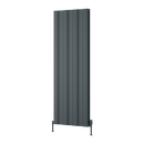 Reina Gio Double Panel Vertical Designer Radiator - 1800x660mm - Anthracite A-GI718AD