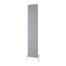 Reina Melvin Vertical Designer Radiator - 1800x360mm - Silver A-MVN18036S