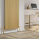 Reina Melvin Vertical Designer Radiator - 1800x540mm - Brass A-MVN18054B