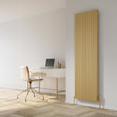 Reina Melvin Vertical Designer Radiator - 1800x540mm - Brass A-MVN18054B