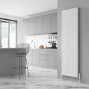Reina Melvin Vertical Designer Radiator - 1800x540mm - White A-MVN18054W