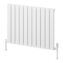 Reina Piatto Single Panel Horizontal Designer Radiator - 600x820mm - White A-PTO060082SW