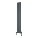 Reina Piatto Single Panel Vertical Designer Radiator - 1800x295mm - Anthracite A-PTO180029SA