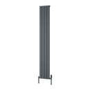 Reina Piatto Single Panel Vertical Designer Radiator - 1800mm x 295mm - Anthracite