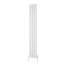 Reina Piatto Single Panel Vertical Designer Radiator - 1800x295mm - White A-PTO180029SW
