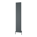Reina Piatto Double Panel Vertical Designer Radiator - 1800mm x 370mm - Anthracite