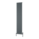 Reina Piatto Single Panel Vertical Designer Radiator - 1800x370mm - Anthracite A-PTO180037SA