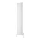 Reina Piatto Single Panel Vertical Designer Radiator - 1800x370mm - White A-PTO180037SW