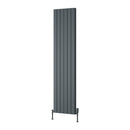 Reina Piatto Double Panel Vertical Designer Radiator - 1800x445mm - Anthracite A-PTO180044DA