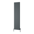 Reina Piatto Double Panel Vertical Designer Radiator - 1800mm x 445mm - Anthracite