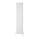 Reina Piatto Double Panel Vertical Designer Radiator - 1800mm x 445mm - White