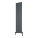 Reina Piatto Single Panel Vertical Designer Radiator - 1800mm x 445mm - Anthracite