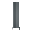 Reina Piatto Double Panel Vertical Designer Radiator - 1800mm x 520mm - Anthracite