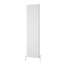 Reina Piatto Double Panel Vertical Designer Radiator - 1800mm x 520mm - White