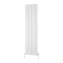 Reina Piatto Single Panel Vertical Designer Radiator - 1800x520mm - White A-PTO180052SW