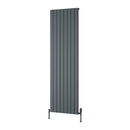 Reina Piatto Single Panel Vertical Designer Radiator - 1800x595mm - Anthracite A-PTO180059SA
