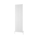 Reina Piatto Single Panel Vertical Designer Radiator - 1800x595mm - White A-PTO180059SW