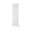 Reina Piatto Single Panel Vertical Designer Radiator - 1800mm x 595mm - White