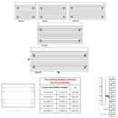 Reina Rienza Horizontal Aluminium Designer Radiator - 565mm x 600mm - White
