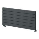Reina Rienza Horizontal Aluminium Designer Radiator - 565mm x 1200mm - Anthracite
