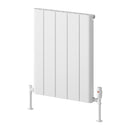 Reina Resia Horizontal Aluminium Designer Radiator - 600x470mm - White A-RSA060047W