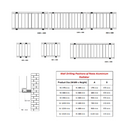 Reina Resia Horizontal Aluminium Designer Radiator - 600mm x 850mm - White