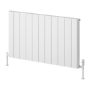 Reina Resia Horizontal Aluminium Designer Radiator - 600mm x 1040mm - White