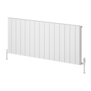 Reina Resia Horizontal Aluminium Designer Radiator - 600mm x 1420mm - White