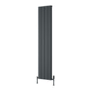 Reina Resia Vertical Aluminium Designer Radiator - 1800x375mm - Anthracite A-RSA180037A