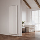 Reina Resia Vertical Aluminium Designer Radiator - 1800mm x 660mm - White