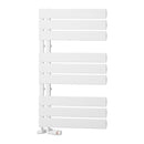 Reina Vada Vertical Designer Heated Towel Rail - 870x500mm - White A-VDA0875SW