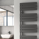 Reina Vada Vertical Designer Heated Towel Rail - 1190mm x 500mm - Anthracite